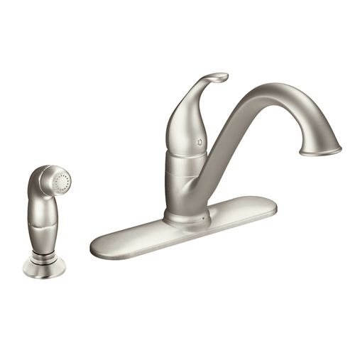 Main product image of Camerist Spot Resist Stainless 1 Handle Kitchen Faucet w/ Side Spray, 7840SRS