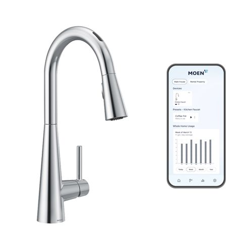 Blanco 442207 Atura Faucet With Pull-Down Spray 1.5gpm - Chrome - View #5