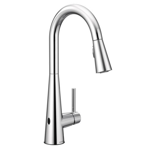 Main product image of Sleek Chrome 1 Handle Pulldown Kitchen Faucet, Motionsense Wave, 7864EWC