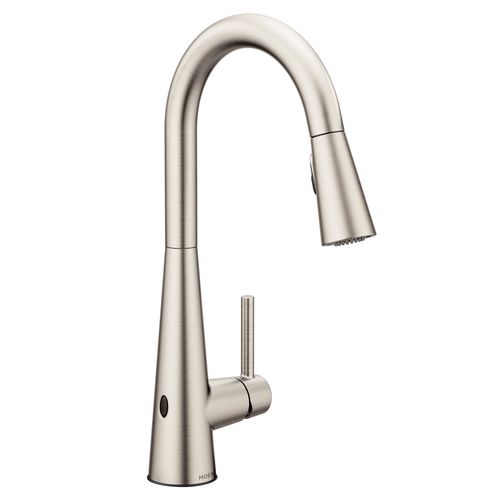 Main product image of Sleek Spot Resist Stainless 1 Handle Pulldown Kitchen Faucet, Motionsense Wave, 7864EWSRS
