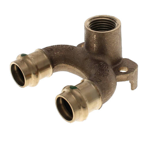Main product image of 1/2" ProPress x 1/2" FPT Double Drop Elbow