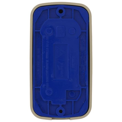 Main product image of Residential Grade Surface Duplex Receptacle, 15A, 2P, 3W, NEMA  5-15R - Ivory (125V)