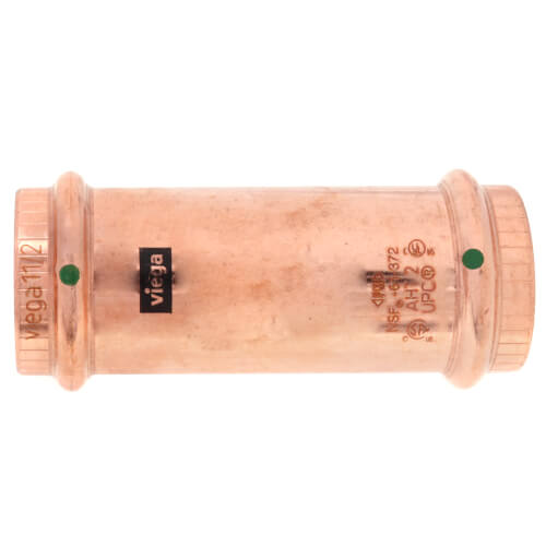 1-1/2" ProPress Extended Copper Coupling - No Stop (Lead Free)