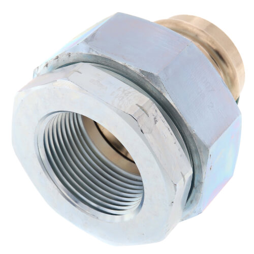 Main product image of 1-1/4" ProPress Bronze Di-electric Union (P x FNPT), Lead Free