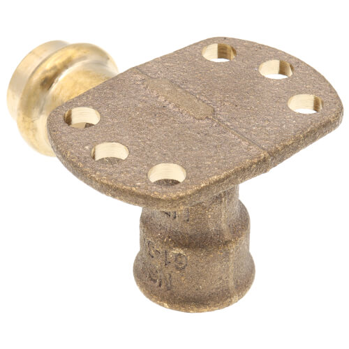 Main product image of 1/2" x 3/8" Bronze 90° Drop Ear Elbow (Lead Free)