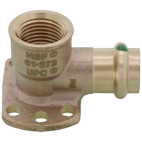 Main product image of 1/2" x 1/2" Bronze 90° Drop Ear Elbow (Lead Free)
