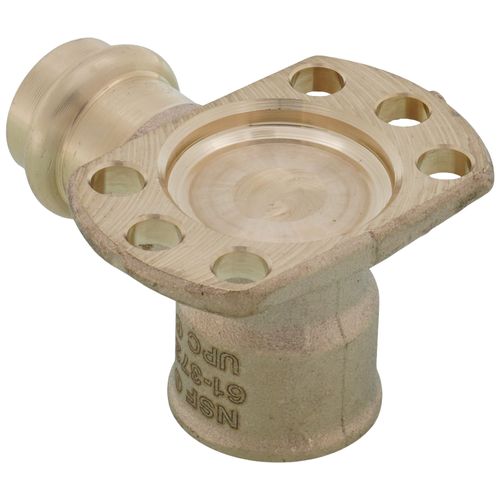 Main product image of 1/2" x 1/2" Bronze 90° Drop Ear Elbow (Lead Free)