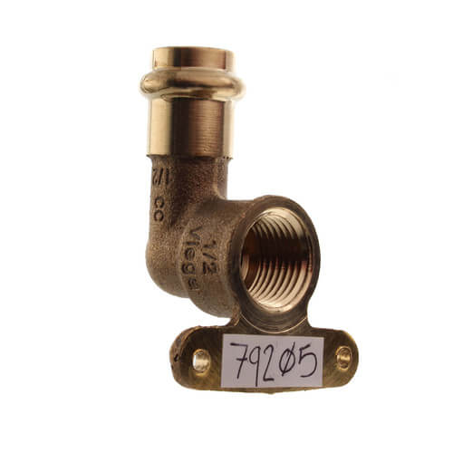 Main product image of 1/2" Bronze ProPress 90° Hi Ear Elbow (Lead Free)