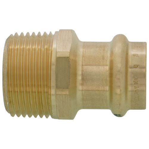 Main product image of 3/4" ProPress x 1" Male Bronze Adapter (Lead Free)