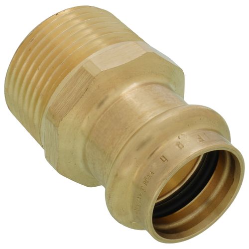 Main product image of 3/4" ProPress x 1" Male Bronze Adapter (Lead Free)