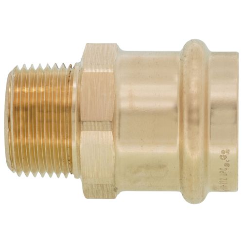 Main product image of 1" ProPress x 3/4" Male Bronze Adapter (Lead Free)
