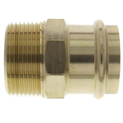 Main product image of 1-1/4" ProPress x Male Bronze Adapter (Lead Free)