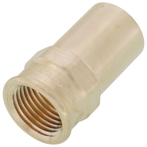 Main product image of 3/4" ProPress FTG x 1/2" Female Street Bronze Adapter (Lead Free)