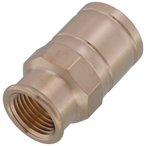Main product image of 1" ProPress FTG x 1/2" Female Street Bronze Adapter (Lead Free)