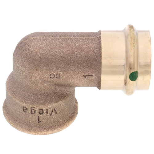 Main product image of 1" ProPress x Female Bronze 90° Elbow (Lead Free)