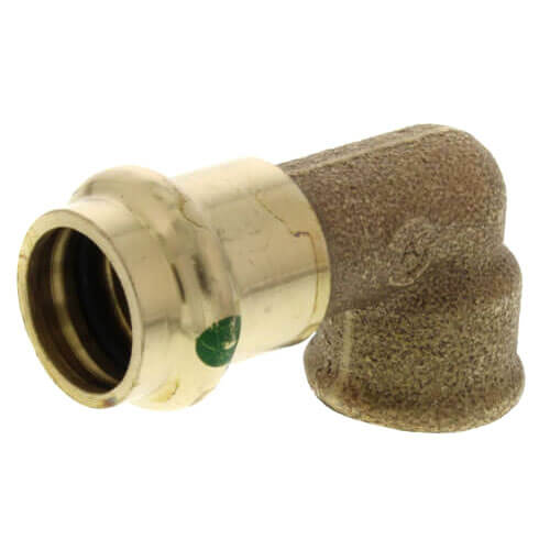 Main product image of 1-1/2" ProPress x Female Bronze 90° Elbow (Lead Free)