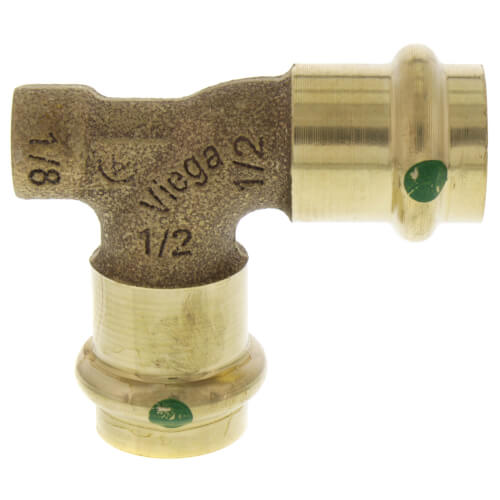 Main product image of 1/2" Press x 1/8" FPT x 1/2" Press ProPress Copper Vent Elbow