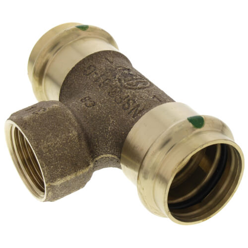 Main product image of 1" x 1" x 3/4" ProPress Smart Connect Bronze Tee (Lead Free)
