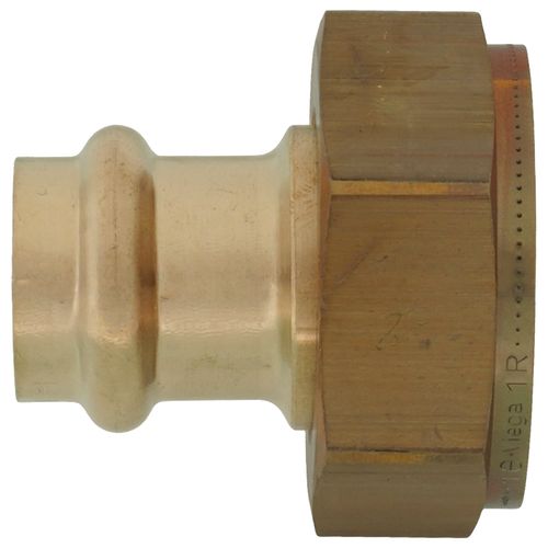 Main product image of 1/2" ProPress x 1" Female Bronze Union Tailpiece (Lead Free)