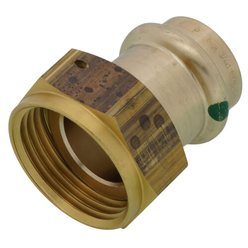 Main product image of 3/4" ProPress x 1" Female Bronze Union Tailpiece (Lead Free)