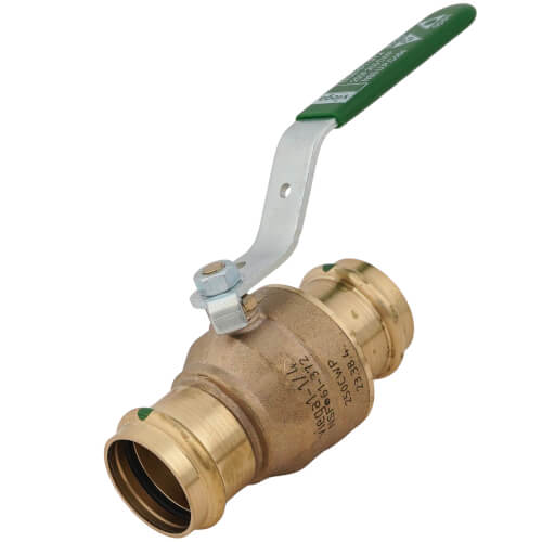 Main product image of 1-1/4" ProPress Full Port Ball Valve w/ Metal Handle (Lead Free)