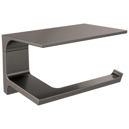 Main product image of Pivotal Tissue Holder w/ Shelf (Black Stainless), 79956-KS