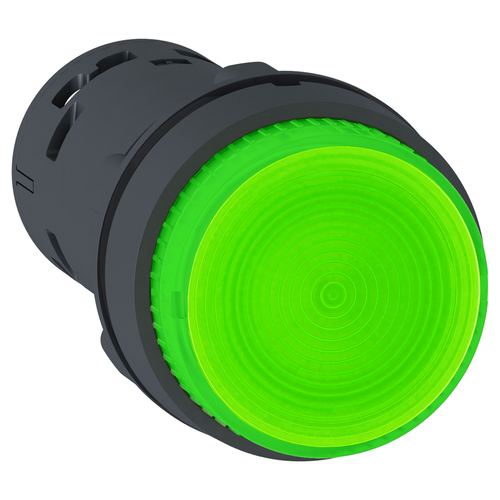 Main product image of Harmony XB7 Monolithic Illuminated Push Button w/ Integral LED, Push to Release, 1 NO - Green (24 VAC)