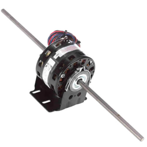 Main product image of 5" 3-Speed Double Shaft Fan/Blower Motor (277V, 1075 RPM, 1/6, 1/8, 1/10 HP)