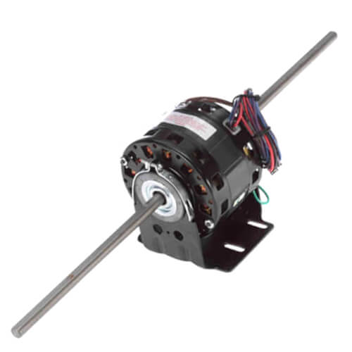 Main product image of 5" 3-Speed Double Shaft Fan/Blower Motor (277V, 1075 RPM, 1/6, 1/8, 1/10 HP)