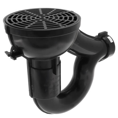 Main product image of 2" ABS WeldOne Floor Drain w/ PolyPro Strainer (Black ABS)