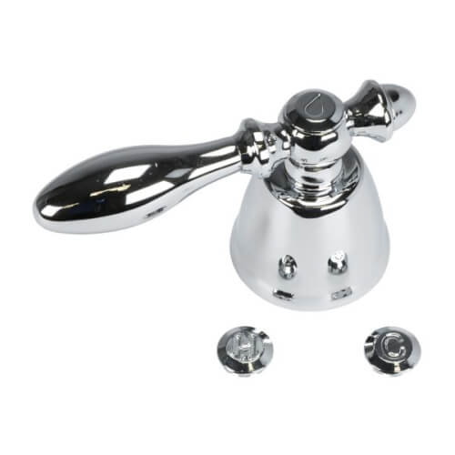 Decorative Lever Faucet Handle (Chrome)