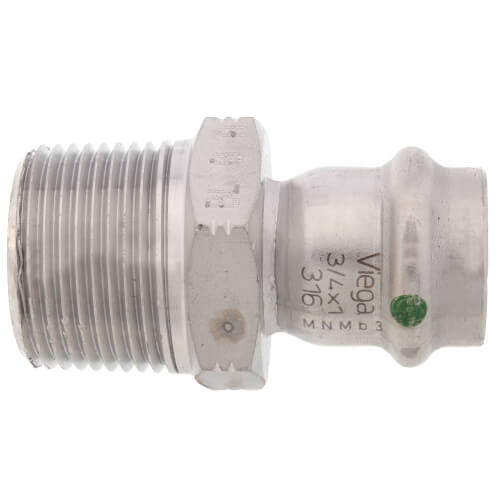 Main product image of 3/4" Press x 1" Male ProPress 316 Stainless Steel Adapter