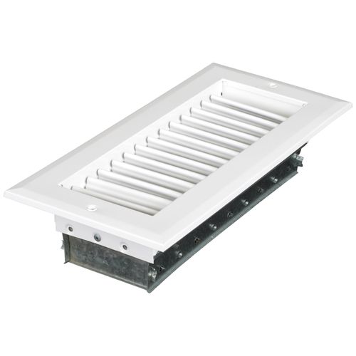 Main product image of 10" x 4" (Wall Opening Size) White Sidewall/Ceiling Register (A618OB Series)