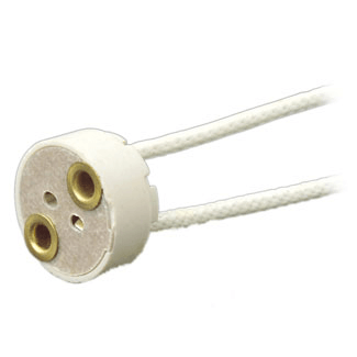 Main product image of Incandescent Lampholder, Miniature Bi-Pin Base - White (750W)