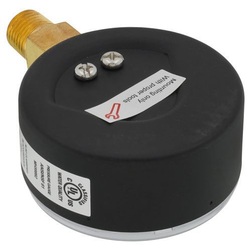 Main product image of 800B, 2-1/2" Dry Utility Pressure Gauge with Lower Mount, 1/4 NPT (0-200 PSI)