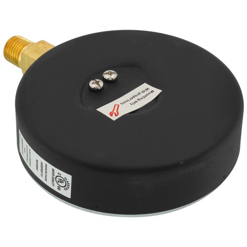 Main product image of 800B, 4" Dry Utility Pressure Gauge with Lower Mount, 1/4 NPT (0-100 PSI)