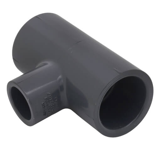 Main product image of 1" x 1" x 1/2" PVC Schedule 80 Reducing Tee