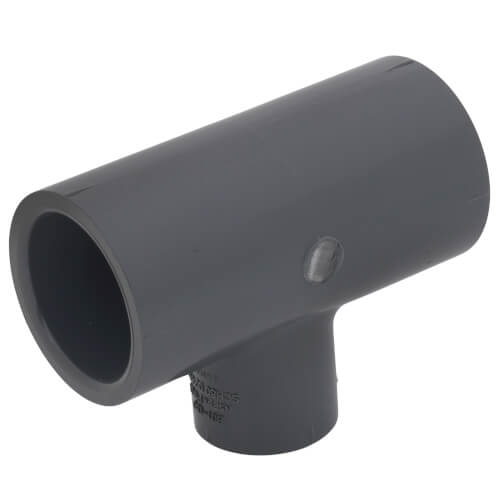 Main product image of 1" x 1" x 1/2" PVC Schedule 80 Reducing Tee