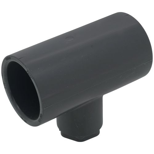 Main product image of 1-1/4" x 1-1/4" x 1/2" PVC Schedule 80 Reducing Tee