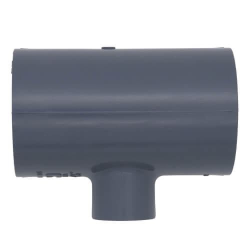 Main product image of 1-1/2" x 1-1/2" x 1/2" CPVC Schedule 80 Reducing Tee (Socket)