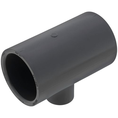 Main product image of 1-1/2" x 1-1/2" x 1/2" PVC Schedule 80 Reducing Tee