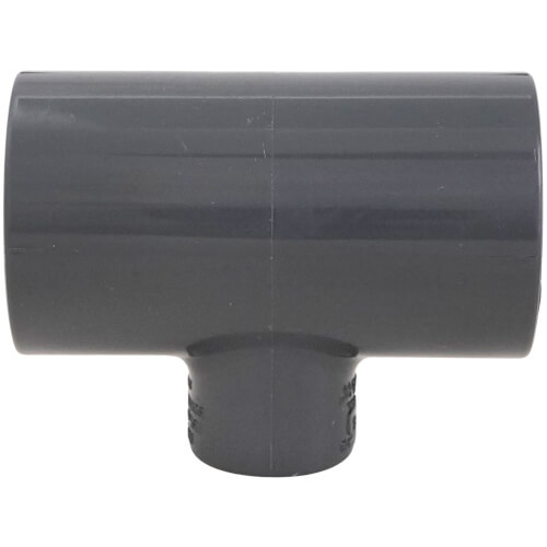 Main product image of 1-1/2" x 1-1/2" x 3/4" PVC Schedule 80 Reducing Tee
