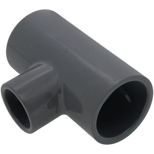 Main product image of 1-1/2" x 1-1/2" x 1" PVC Schedule 80 Reducing Tee