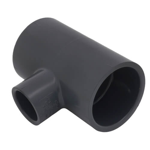 Main product image of 2" x 2" x 1" PVC Schedule 80 Reducing Tee