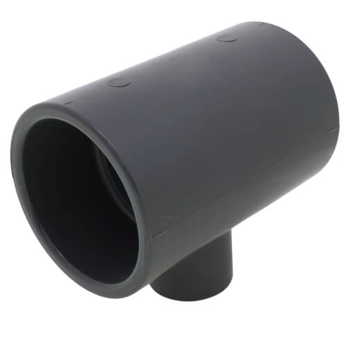 Main product image of 2-1/2" x 2-1/2" x 1" PVC Schedule 80 Reducing Tee