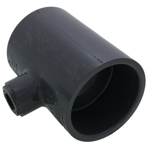 Main product image of 3" x 3" x 1/2" PVC Schedule 80 Reducing Tee