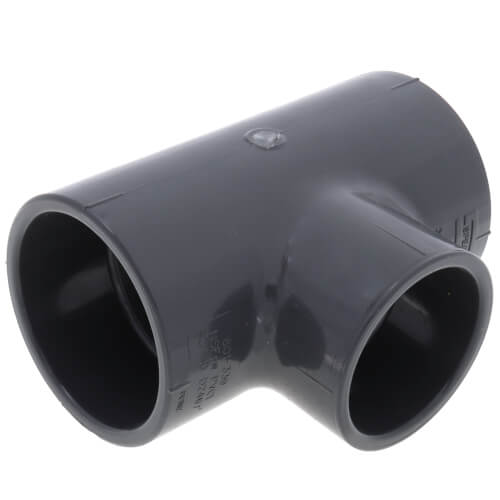Main product image of 3" x 3" x 2-1/2" PVC Schedule 80 Reducing Tee