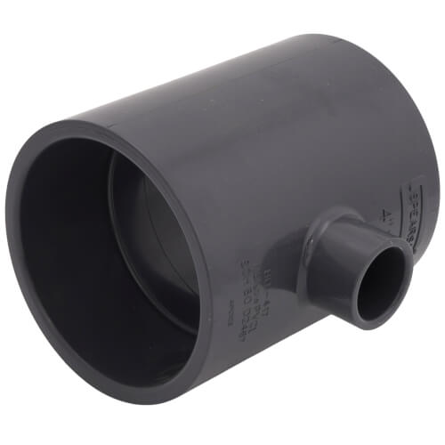 Main product image of 4" x 4" x 1" PVC Schedule 80 Reducing Tee