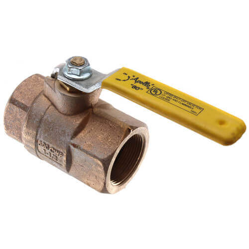 Main product image of 1-1/4" Bronze Threaded Shut Off Ball Valve (48 Cv)