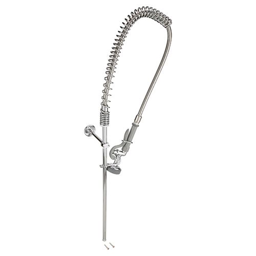 Main product image of Pre-rinse Assembly, 44" Stainless Steel Hose, Self-closing Squeeze Valve, Wall Bracket, B-2250-B